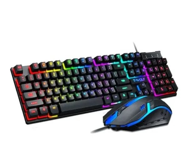 Combo Teclado y Mouse Twolf TF200 Gamer