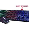 Combo Teclado y Mouse Twolf TF200 Gamer