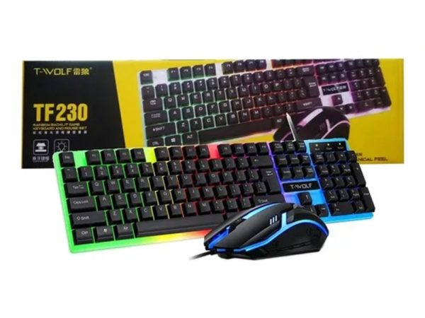 Combo Teclado y Mouse Twolf TF230
