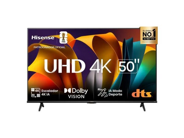 Televisor Hisense 50' 4K Smart Control Voz