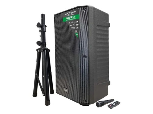 Parlante Portatil Maxlin 10' Recargable Bluetooth