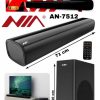 Barra de Sonido Nia con Subwoofer Bluetooth