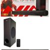 Barra de Sonido Nia con Subwoofer Bluetooth